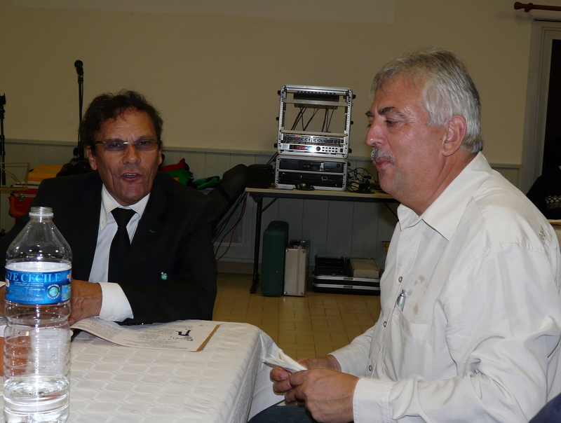Roland et Christian ont echangé sur les projets de la section